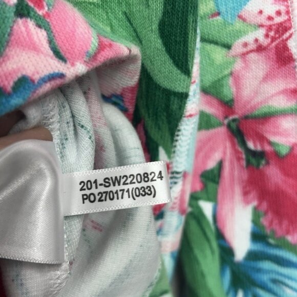 Tommy Bahama Floral Jacket Womens Medium Full Multicolor Tropical Beach Vacation - Picture 8 of 8